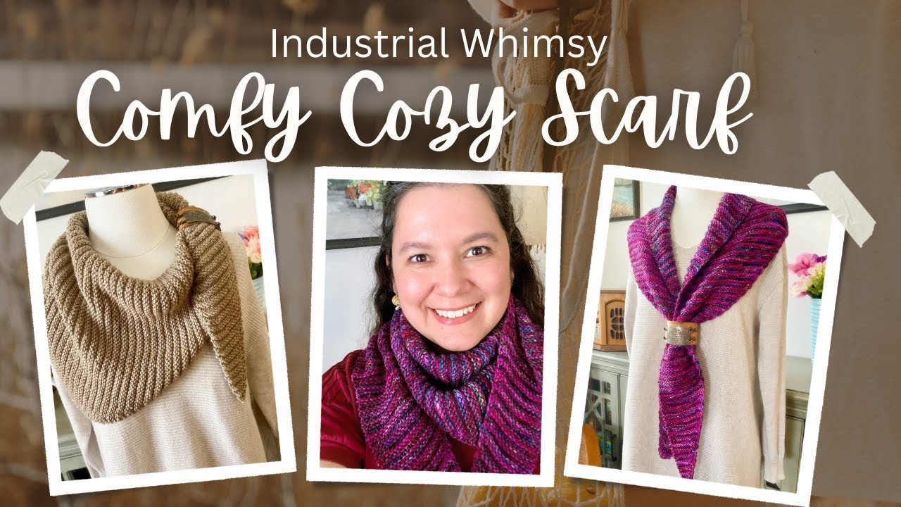 Comfy Cozy Scarf Knitting Pattern Overview Relaxing Beginner