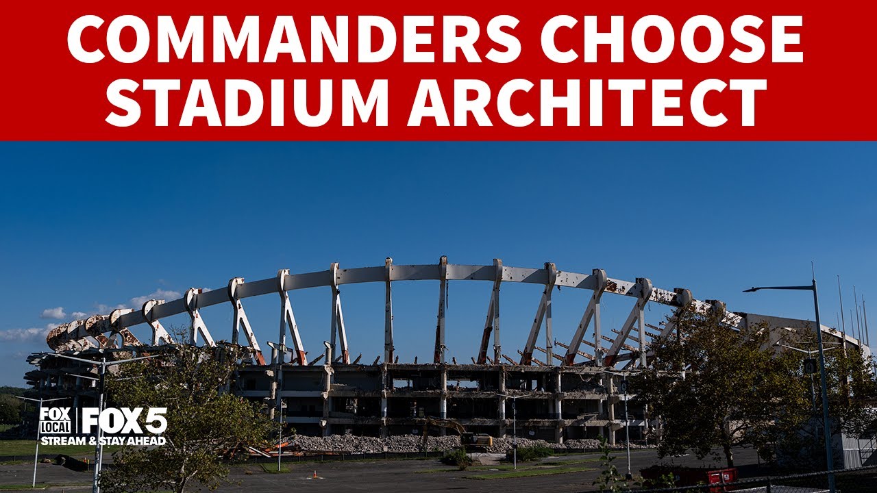 Commanders choose lead architect for new stadium