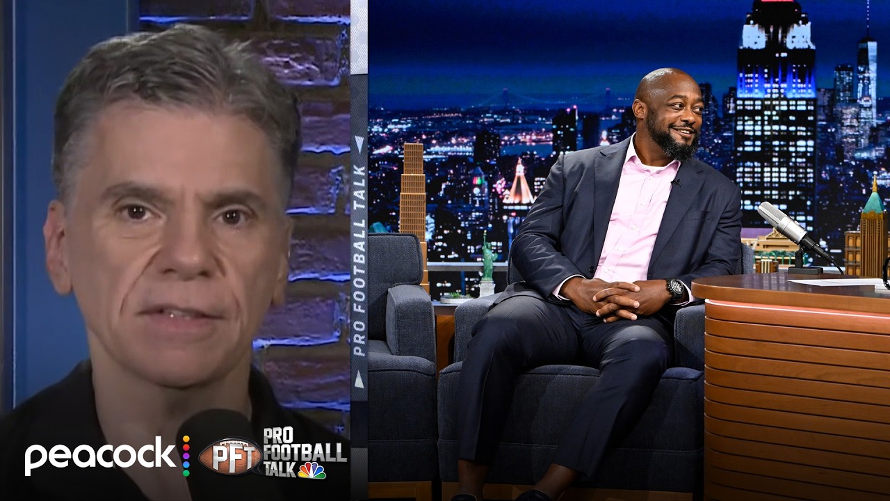 Mike Tomlin makes electric guest appearance on “The Tonight Show” | Pro Football Talk | NFL on NBC