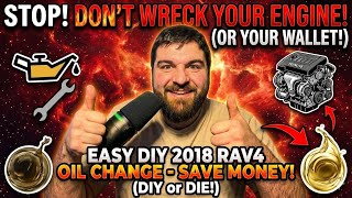 How to Change Your Oil (2018 RAV4)