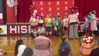 3rd 9 wks Awards, Hiseville 2026- 3-4th grade