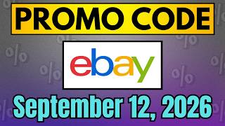 Information (NEW) eBay Promo Code & Coupon Code September 2026 | eBay Discount Code | 09/12/2026 News