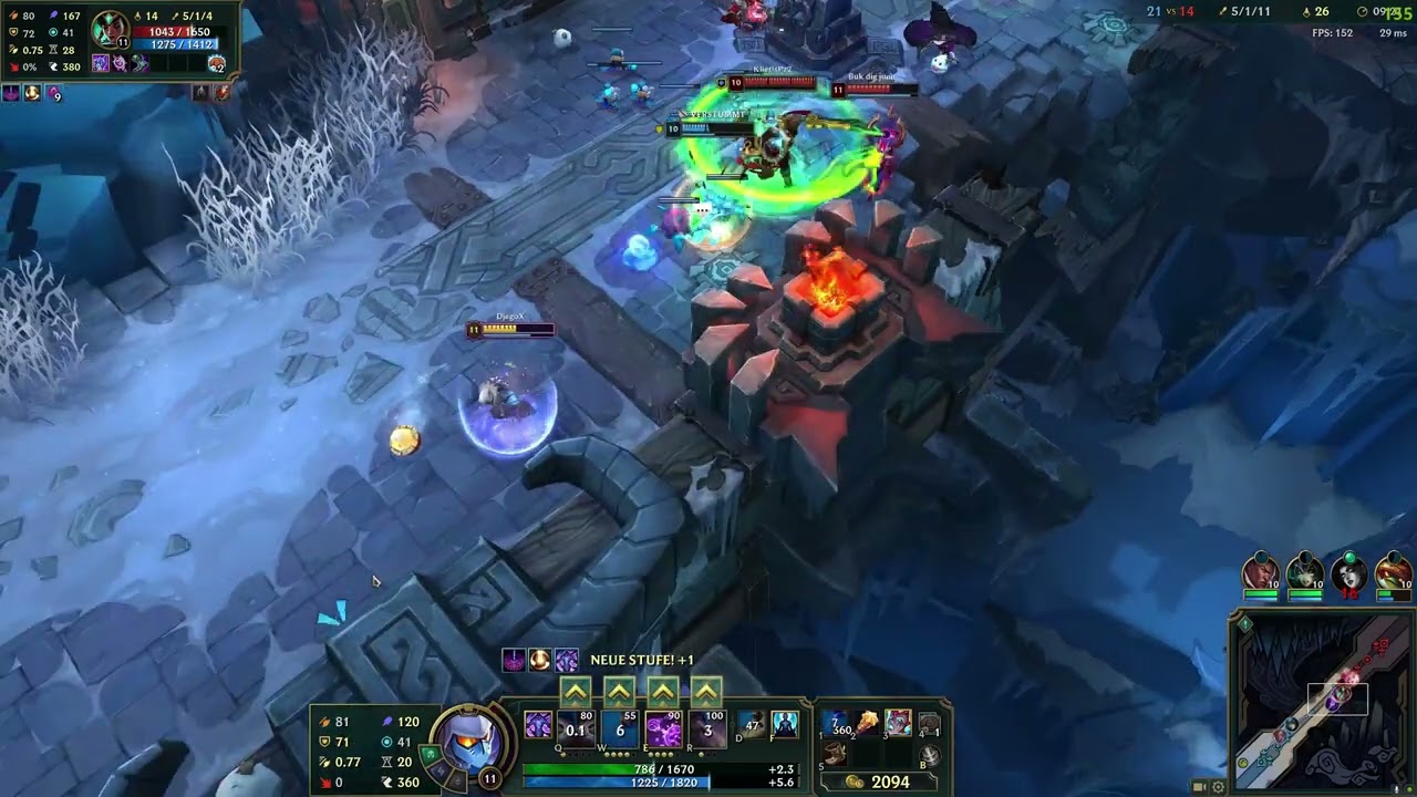 League of Legends - Malzahar Aram 2022 - Fun Build - 4K