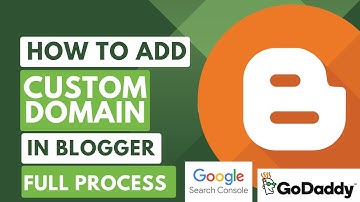 How to setup new custom domain name for blogger godaddy - Complete Process