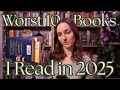 My Bottom 10 Books of the Year 📚