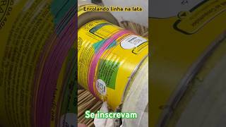 Enrolando Linha Chilena Na Lata