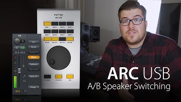 RME Audio ARC USB - A/B Speaker Setup in TotalMix FX