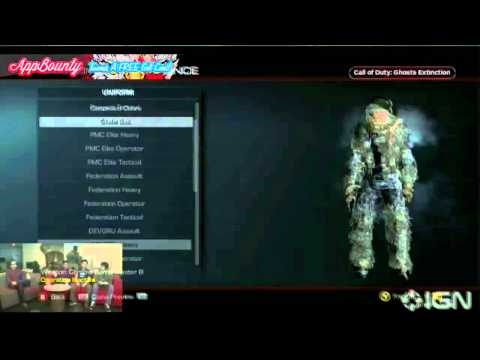 CoD Ghosts! EXTINCTION CREATE A SOILDER Extinction DLC CoD Ghosts Extinction Mode HD