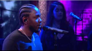Kendrick Lamar Performs On Late Show with Stephen Colbert chords