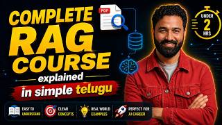 🚀 Complete RAG Course for Beginners (Telugu) | Learn RAG with LangChain in 2 Hours