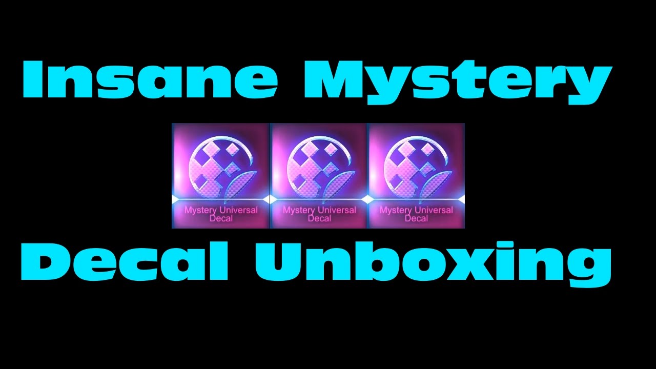 INSANE MYSTERY DECAL UNBOXING!!!!!!!!!!!! YouTube
