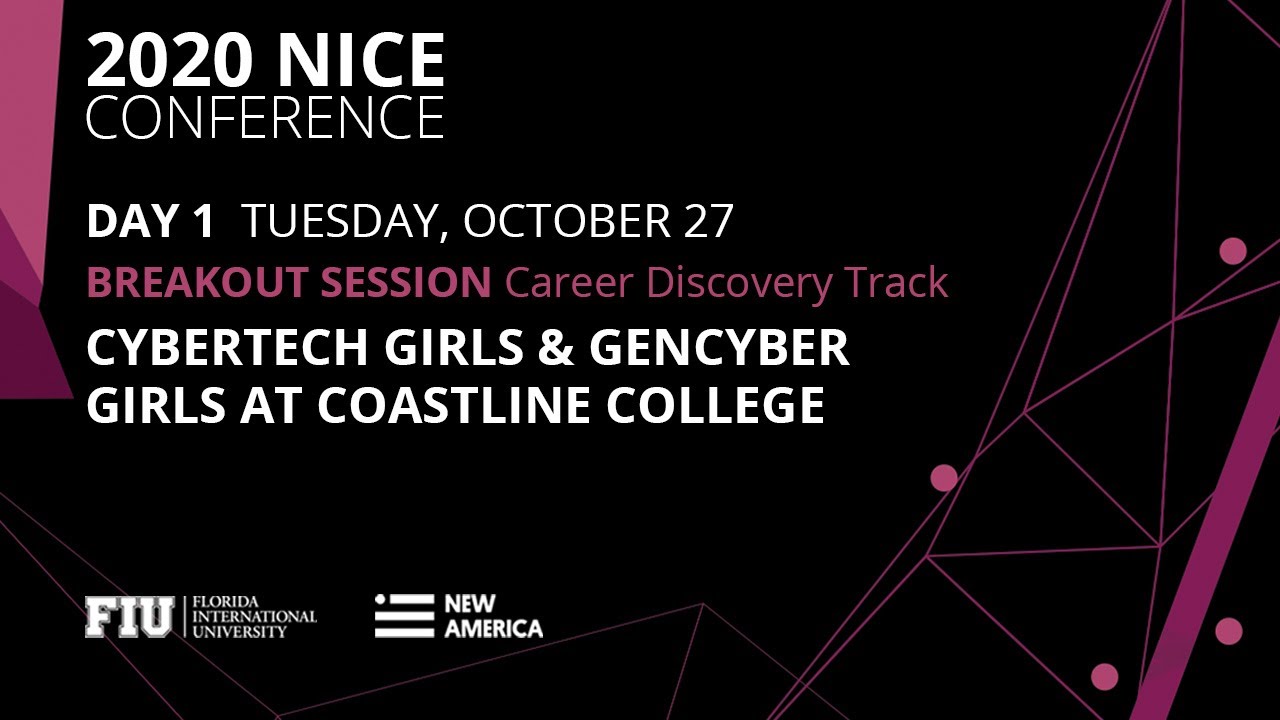 CyberTech Girls And GenCyber Girls At Coastline College YouTube