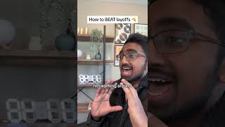 how to AVOID joblessness and layoffs