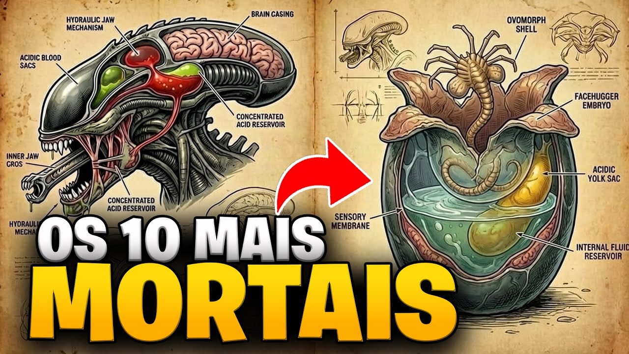 Os 10 Aliens Mais Mortais da Ficção