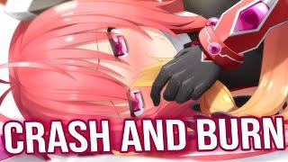 Nightcore - Crash and Burn - Maggie Lindemann - (Lyrics)