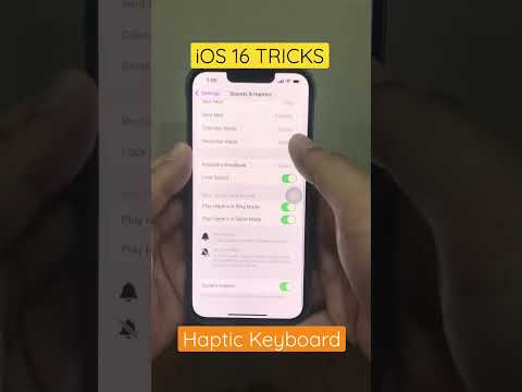 iOS 16 TRICKS How To Turn On / Off Haptic Keyboard #apple #iphone #ios #shorts #usa #america #music