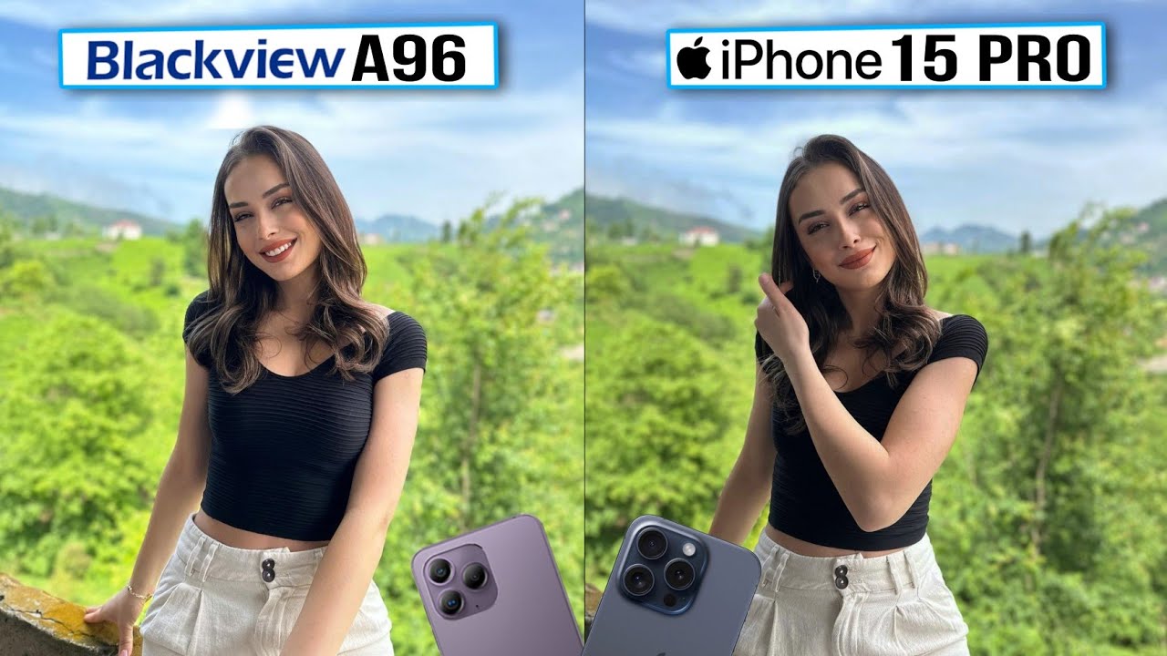 Blackview A96 vs iPhone 15 Pro Camera Test 