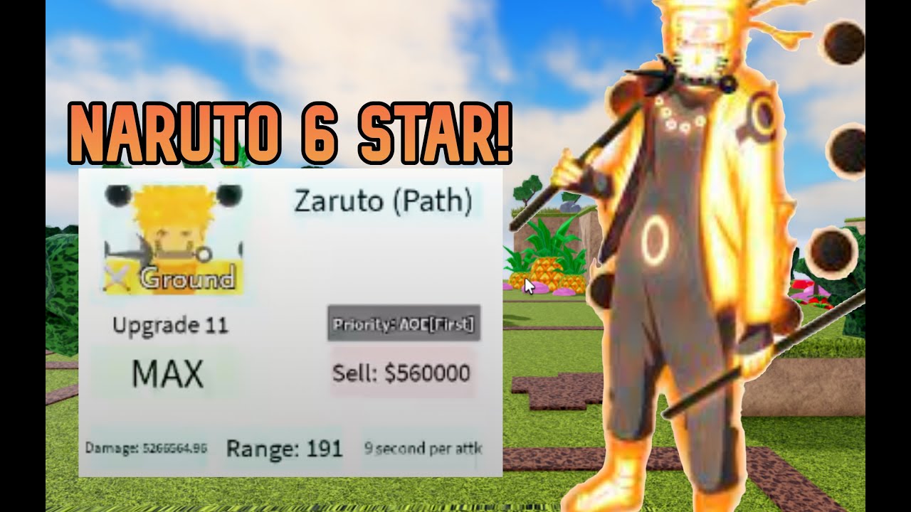 test result of my naruto 6 stars