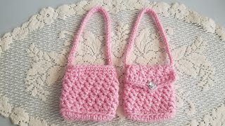 AG Crochet Purse - 2 styles  - Tutorial