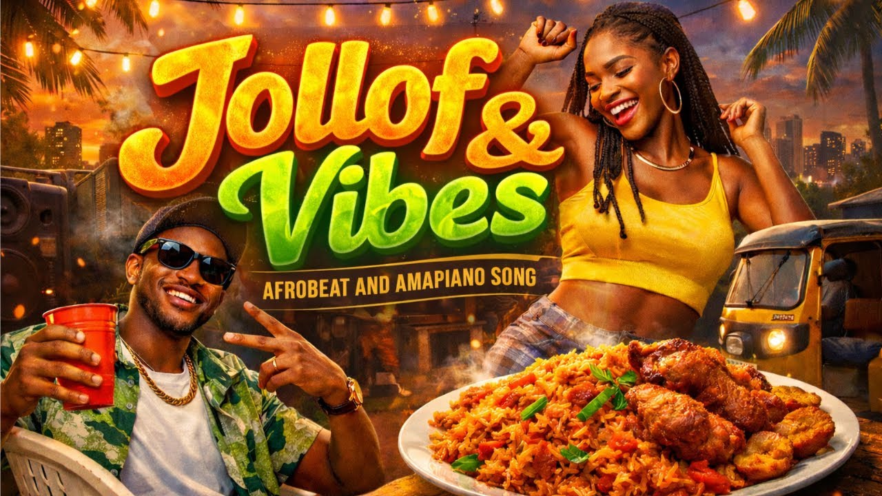 Jollof & Vibes 🍛🔥 | Naija Afrobeat x Amapiano | Lagos Street Vibes