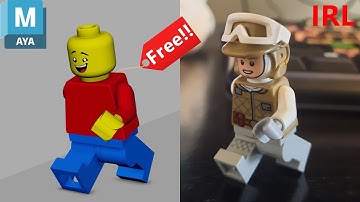 Animating a LEGO Stop-Motion Walk in Maya: Step-by-Step Tutorial