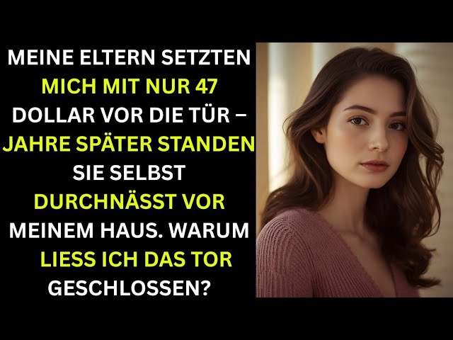 Der Regen stand wie eine Wand, und auf meiner Kamera kauerten meine Eltern an den Stahlstangen vor meinem Tor. Sieben Jahre war ich das Mädchen, das sie mit zweiundvierzig Dollar und zwei Koffern...