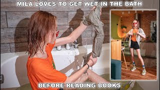 Mila Loves To Get Wet In The Bath - Best Wetlook
