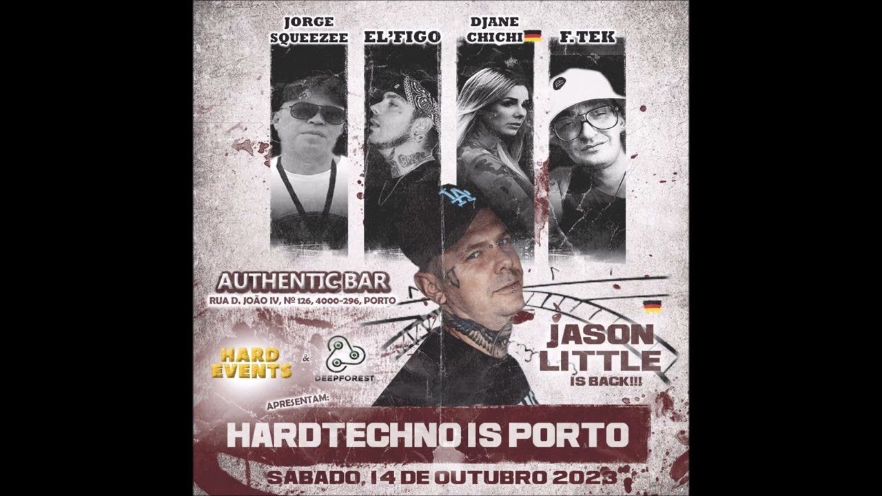 F.Tek - Live @ HARDTECHNO IS PORTO - Authentic Club, Porto 14.10.2023.