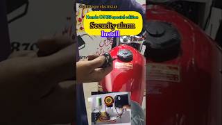 how to install security alarm Honda CG 125 special edition#shorts #shortsfeed #automobile #viral