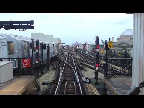 BMT Nassau St Exp: On Board R42 Z Skip- Stop Train...