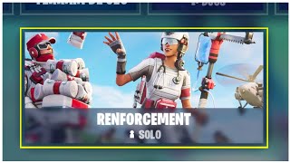 Je test le mode renforcement sur fortnite saison 9