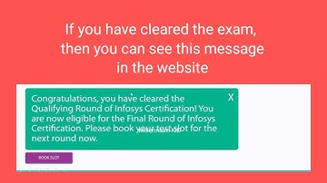 Big Update, InfyTQ Qualifier Round Results Out Now! How to Check |How to Book Your Final Round Slot