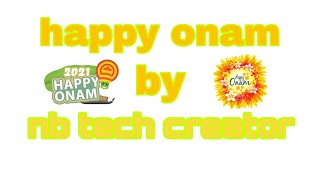 Happy Onam Nb Tech Creator