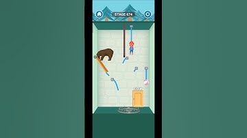 LEVEL 674🔥🌈 full gameplay #shorts #rescuecut #rescuecutgame #rescuecutgameplay #andriodgames #viral