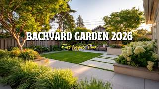 Backyard Garden Landscaping Ideas 2026 – Full Tour & Layout Tips