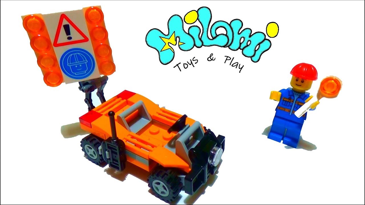 Building Lego set 30357 "Road Worker" - Milomi Toys & Play