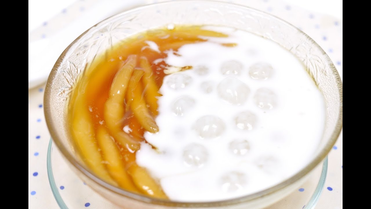 Vermicelli in Coconut Milk (Thai Dessert) - Kanom Pa Grim Kai Tao ขนมปลากริมไข่เต่า