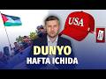 Tramp Xitoyda, Yamal qo'lida Falastin bayrog'i | Hafta dayjesti