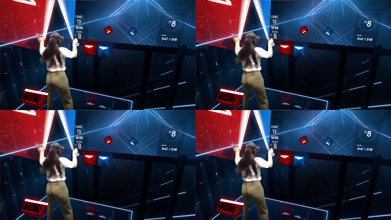 Rhythm Lightsaber VR Games - YouTube