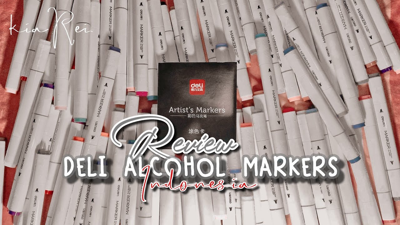 Review Deli Alcohol Markers DELI MARKER BETTER THAN ALL MARKERS [INDONESIA] YouTube