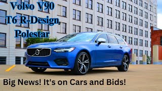 Career Overview Volvo V90 T6 R-Design Polestar Review - On sale on Cars and Bids!