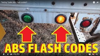 how to test a trailers abs flash codes!!!