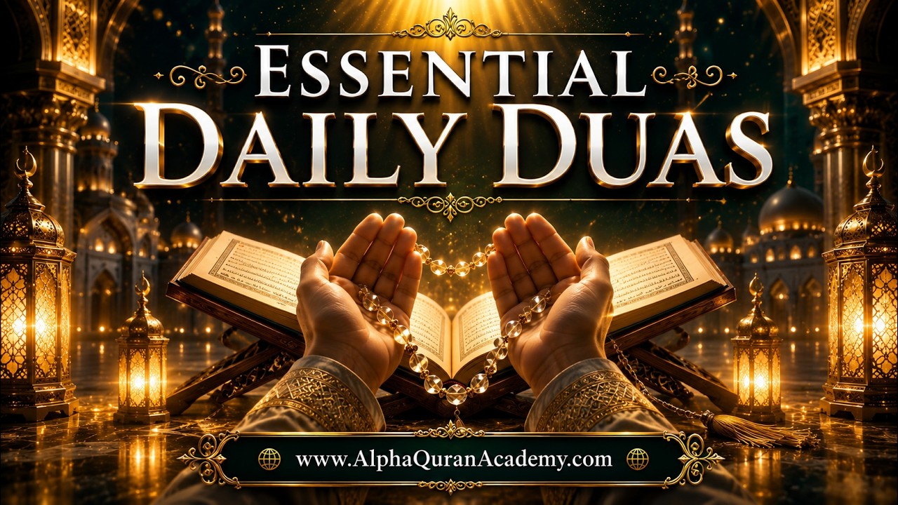 Essential Daily Duas for Kids | Learn Islamic Duas Online | Alpha Quran Academy