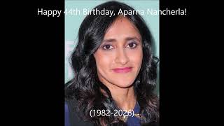 Happy 44th Birthday, Aparna Nancherla! (1982-2026)