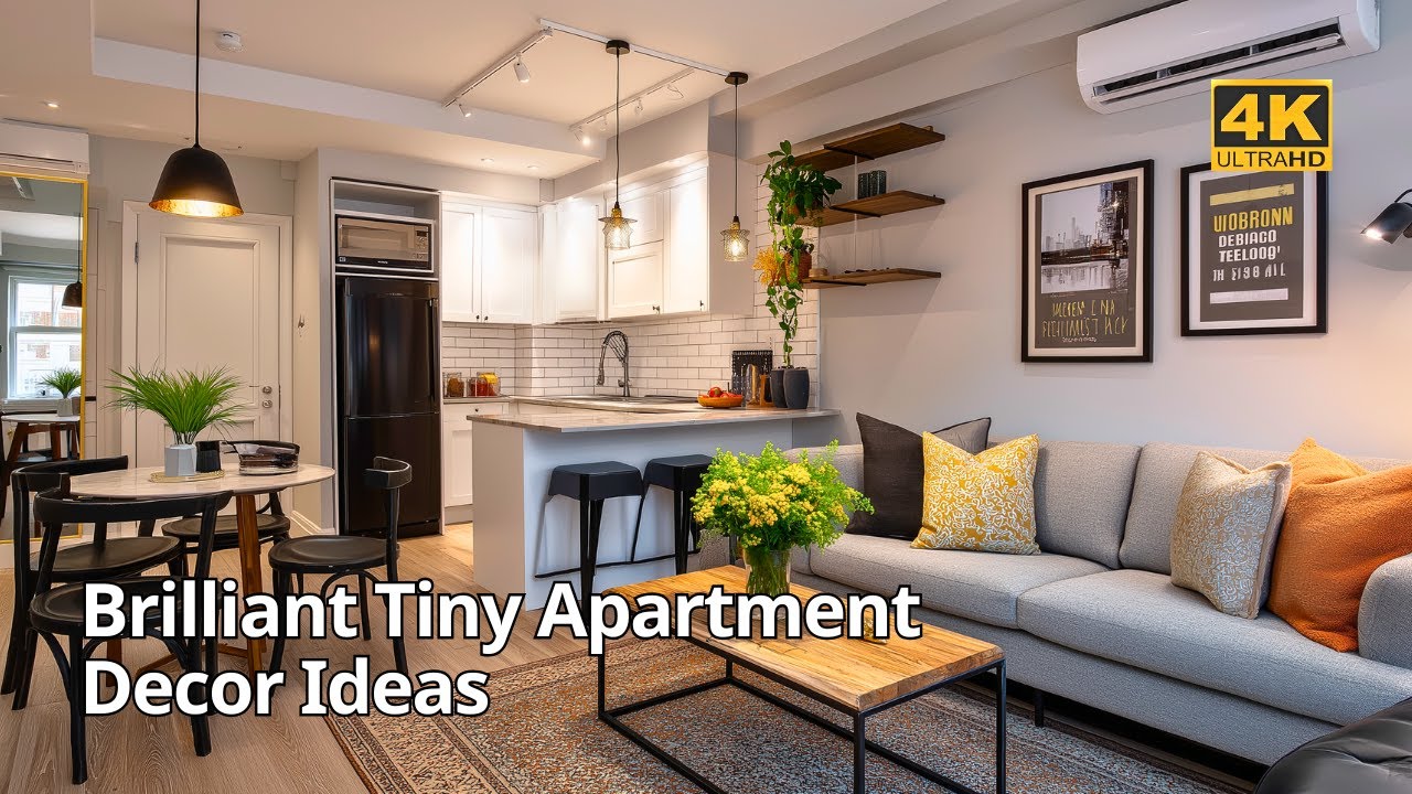 Интерьер великолепной крошечной квартиры | Стильно, умно и доступно