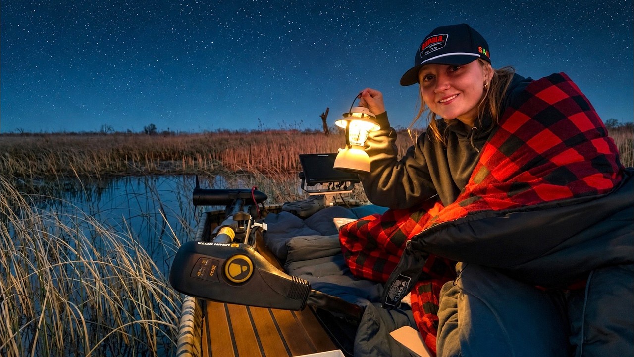 I Slept in a Tiny Aluminum Boat on Lake Erie