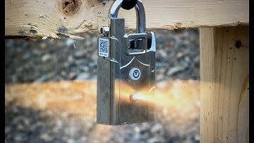 What happens when you shoot a Bluetooth padlock???