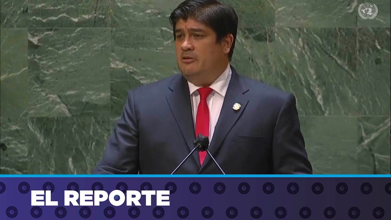 Presidente Carlos Alvarado denuncia en la ONU la crisis de derechos humanos en Nicaragua