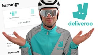 How much can a PRO CYCLIST make riding for Deliveroo?
