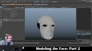 Autodesk Maya 2019: Modeling the Face - Part 2
